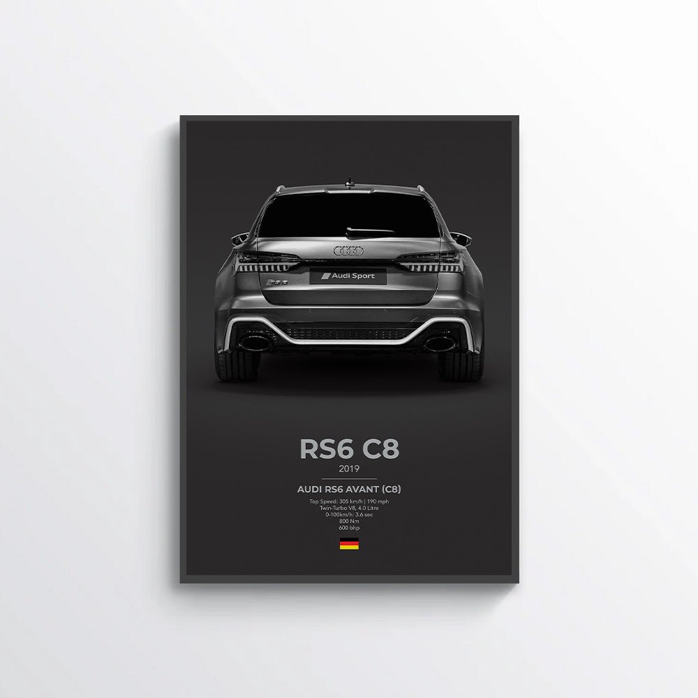 Audi RS6 Avant (C8) Poster - car - artistry