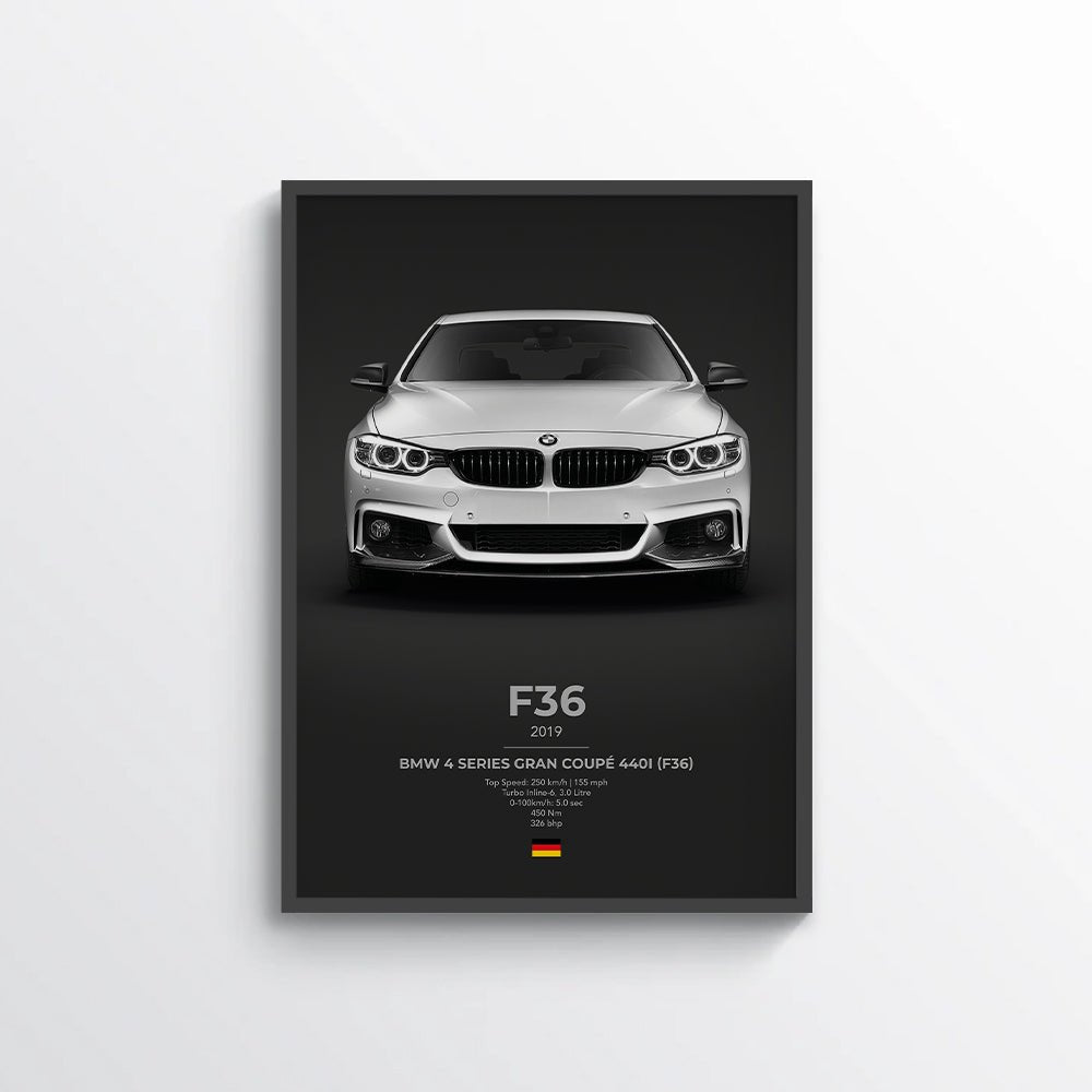 BMW 4 Series Gran Coupe 440i (F36) Poster - car - artistry