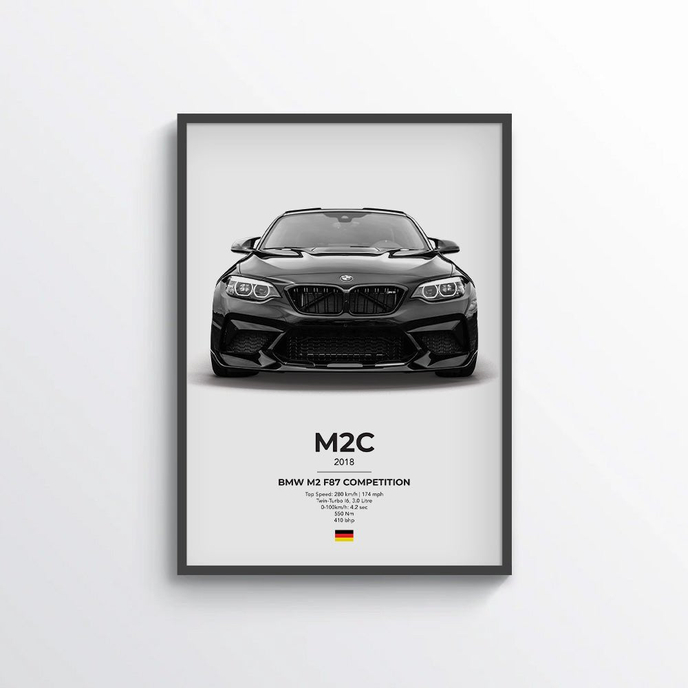 BMW M2 Competition (F87) Poster - car - artistry