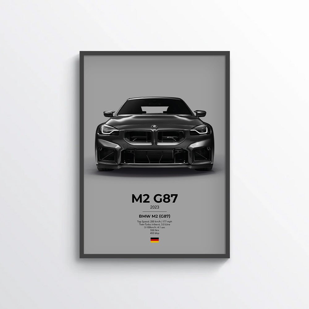 BMW M2 (G87) Poster - car - artistry