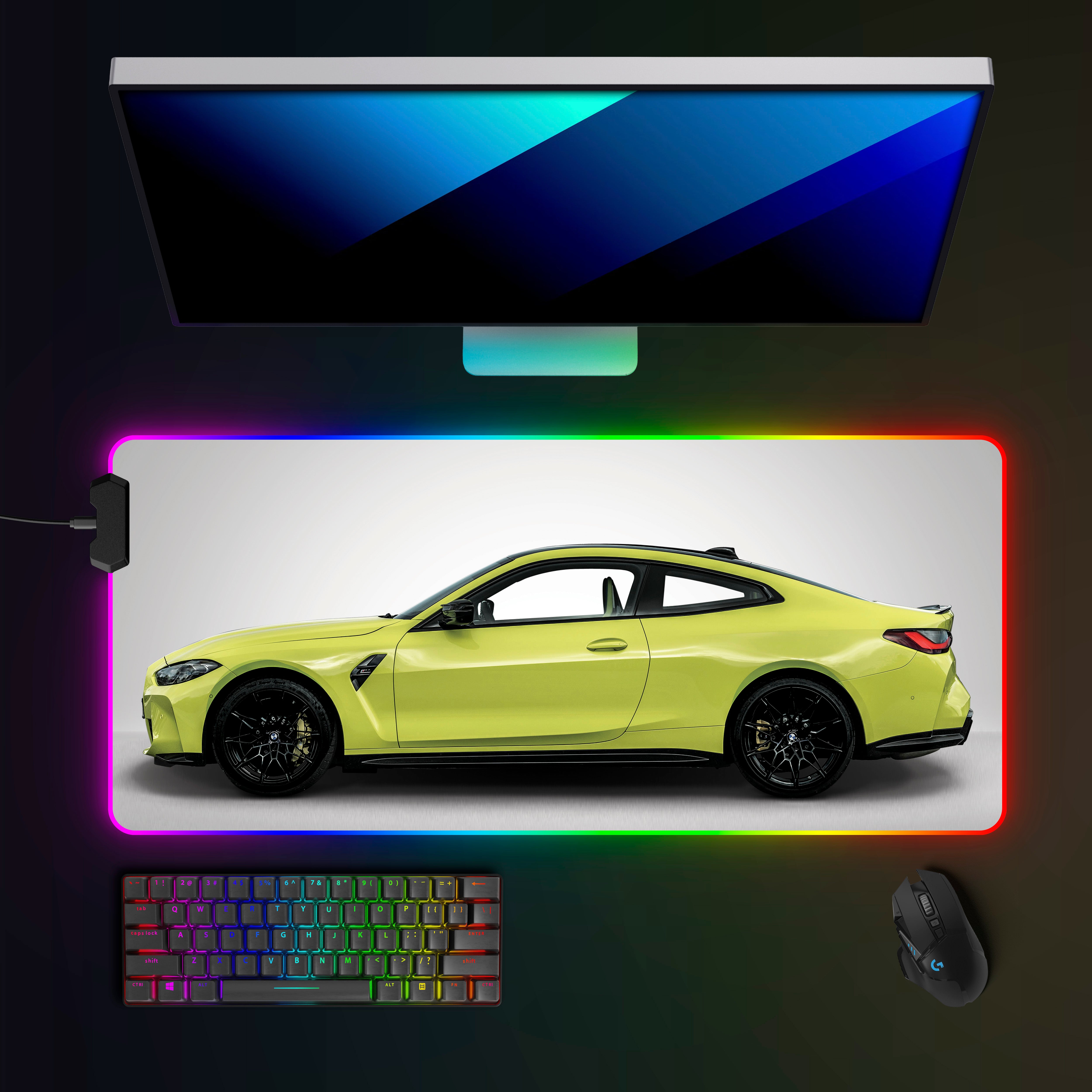 BMW M4 CSL (G82) RGB Mousepad