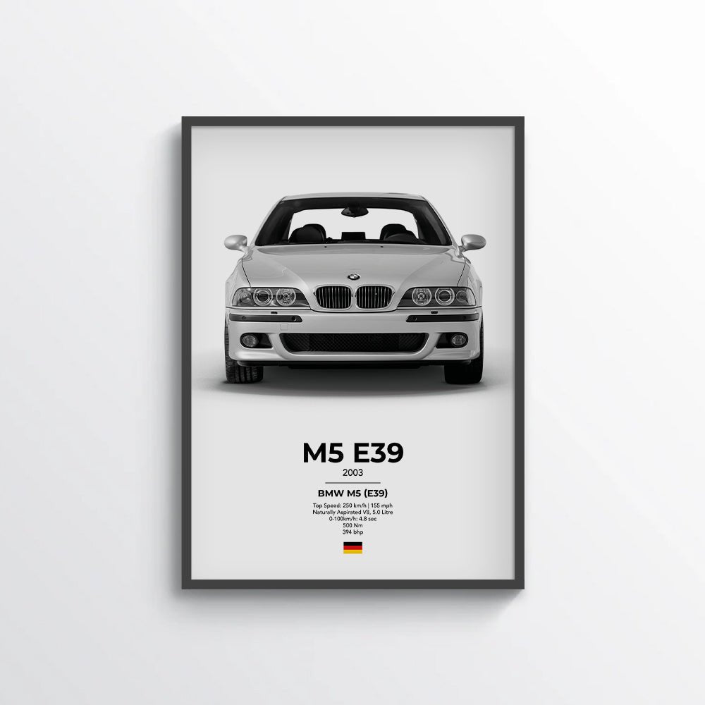 BMW M5 E39 Poster Poster - car - artistry