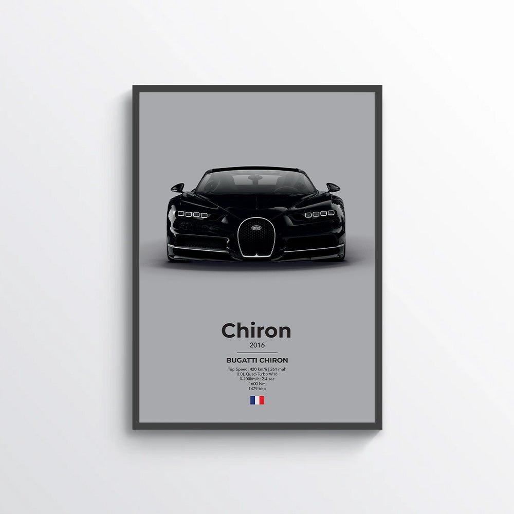 Bugatti Chiron Poster - car - artistry