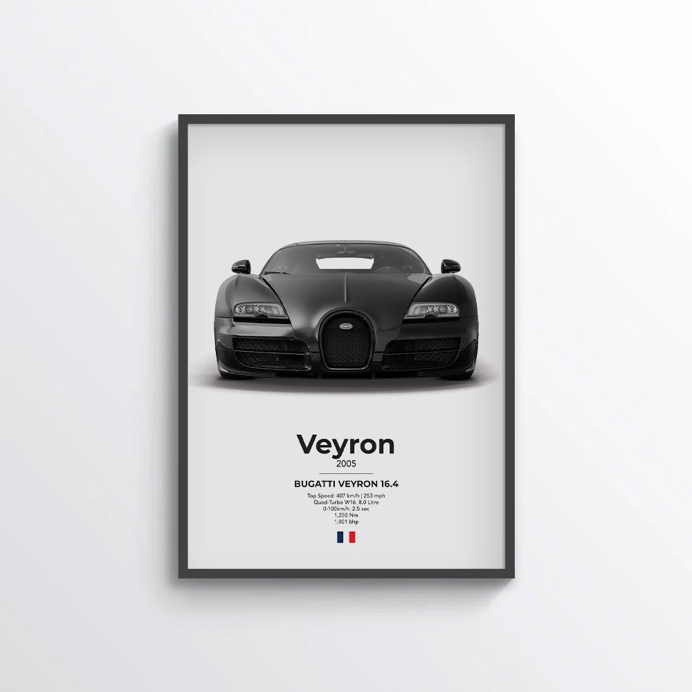 Bugatti Veyron Poster - car - artistry