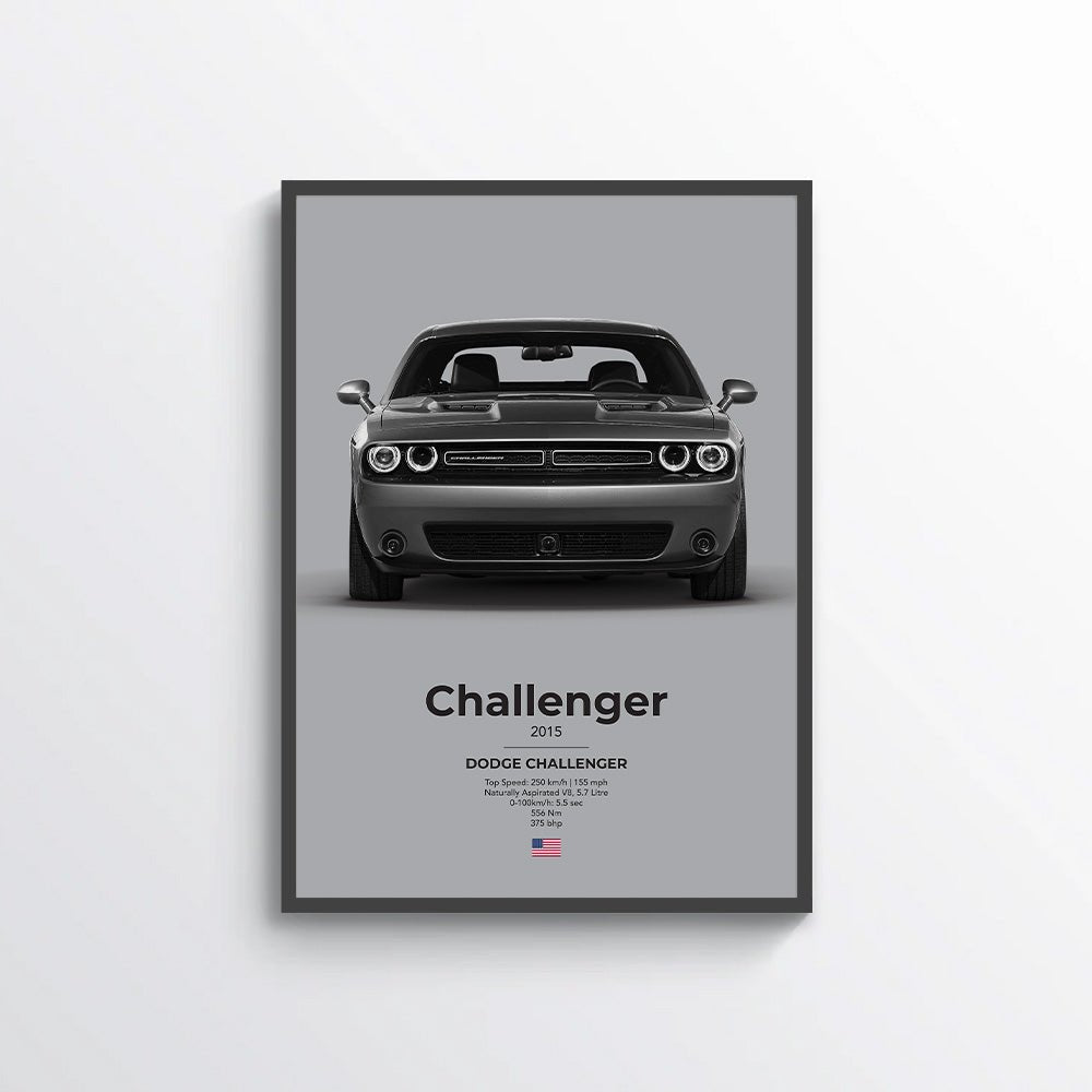 Dodge Challenger Poster - car - artistry