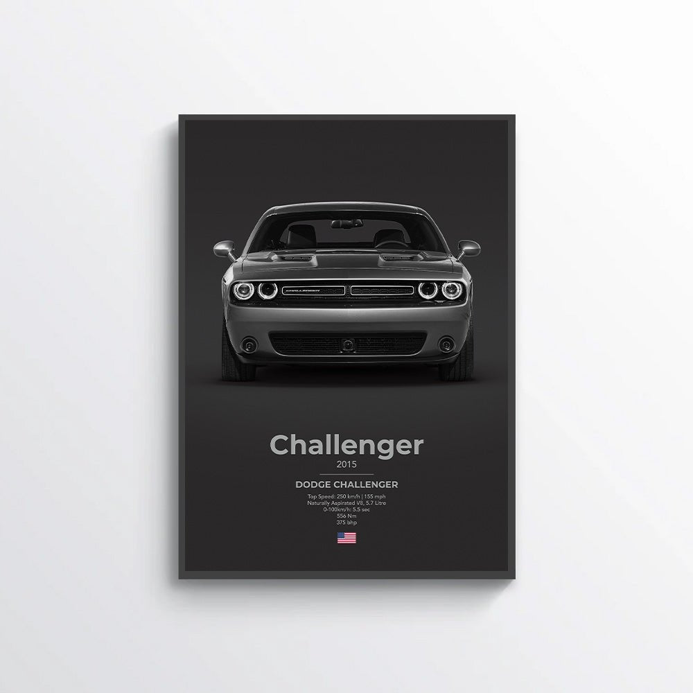 Dodge Challenger Poster - car - artistry