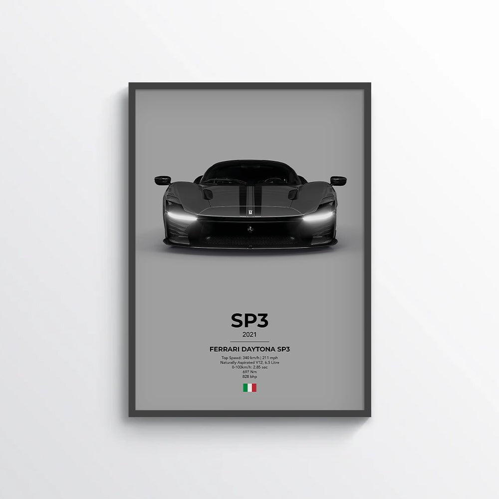 Ferrari Daytona SP3 Poster - car - artistry