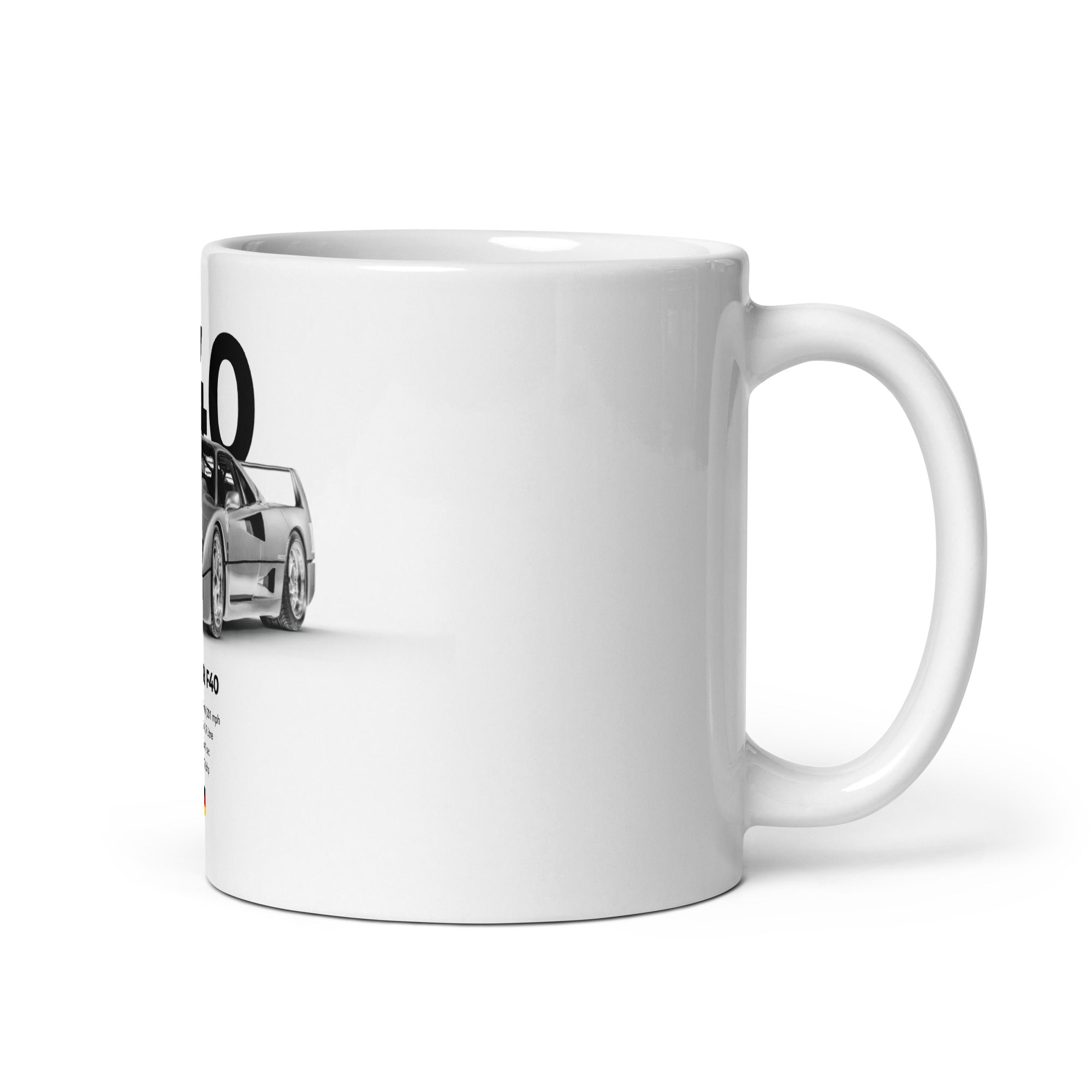 Ferrari F40 Mug - car - artistry