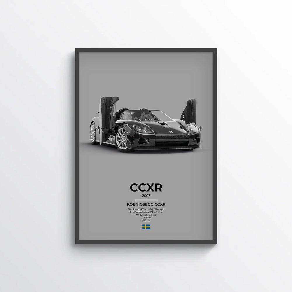 Koenigsegg CCXR Poster - car - artistry