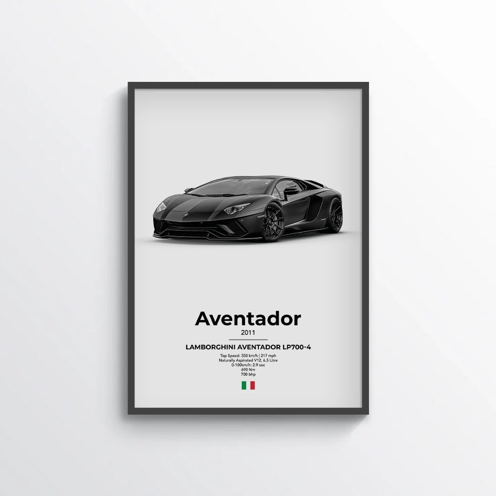 Lamborghini Aventador LP700 - 4 Poster - car - artistry
