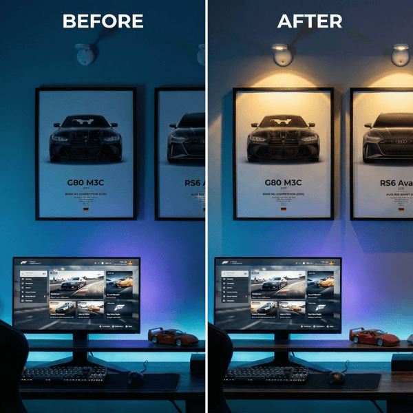 Affiche lumineuse LED