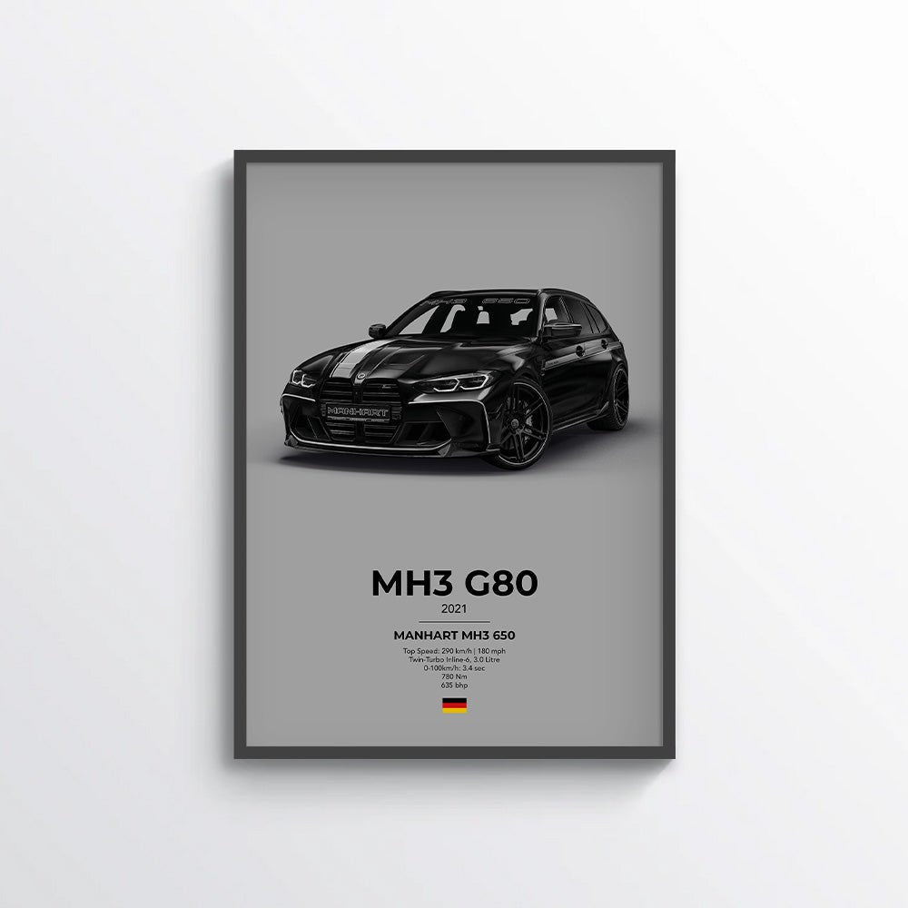 Manhart BMW MH3 650 Poster - car - artistry