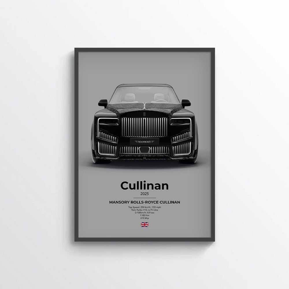 Mansory Rolls Royce Cullinan Poster - car - artistry