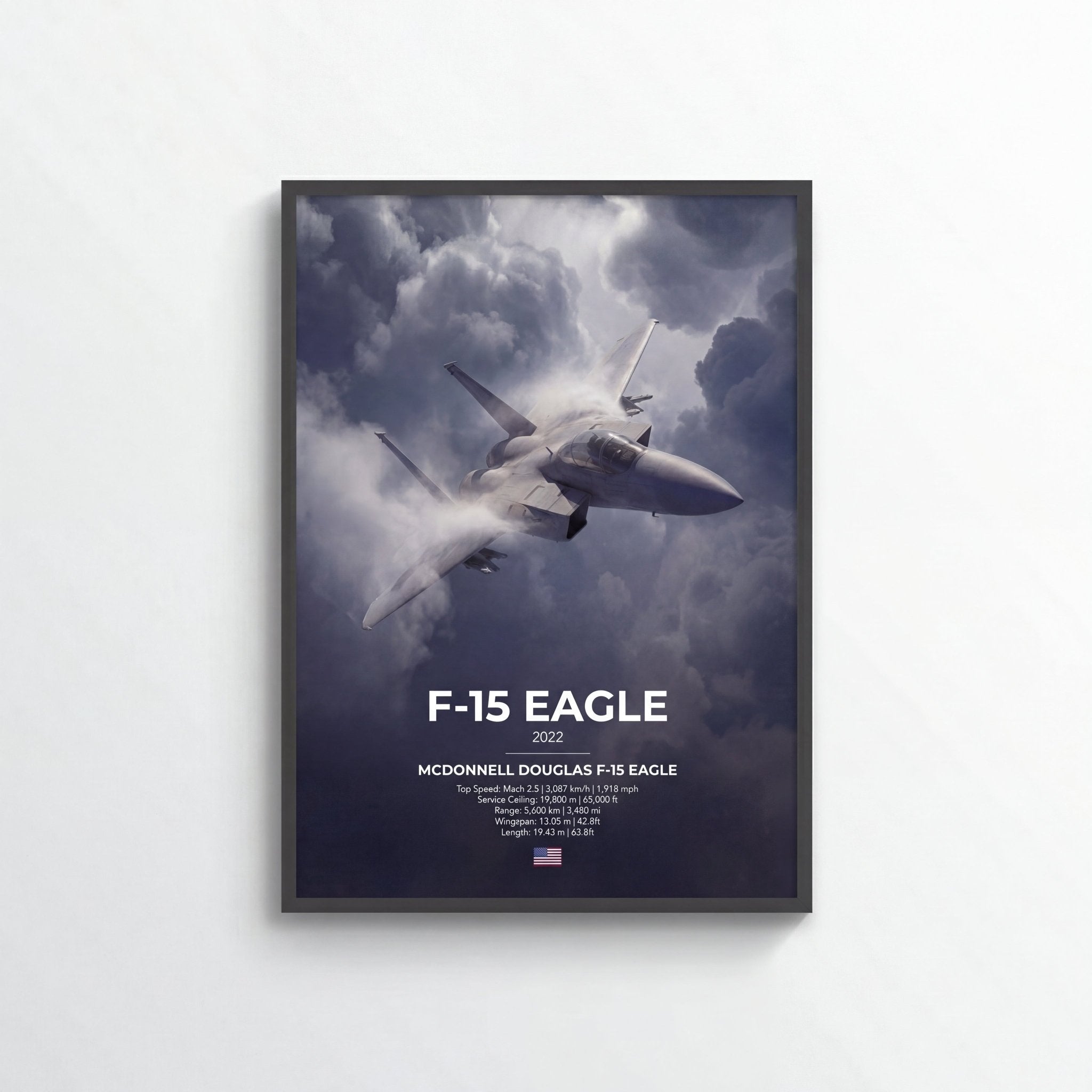 McDonnell Douglas F - 15 Eagle Poster - car - artistry