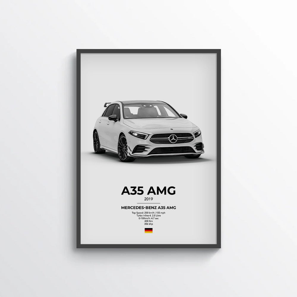 Mercedes A35 AMG Poster - car - artistry
