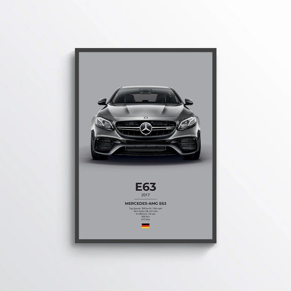Mercedes AMG E63 Poster - car - artistry