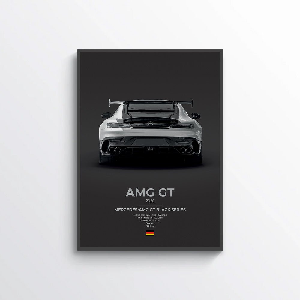 Mercedes AMG GT Black Series Poster - car - artistry
