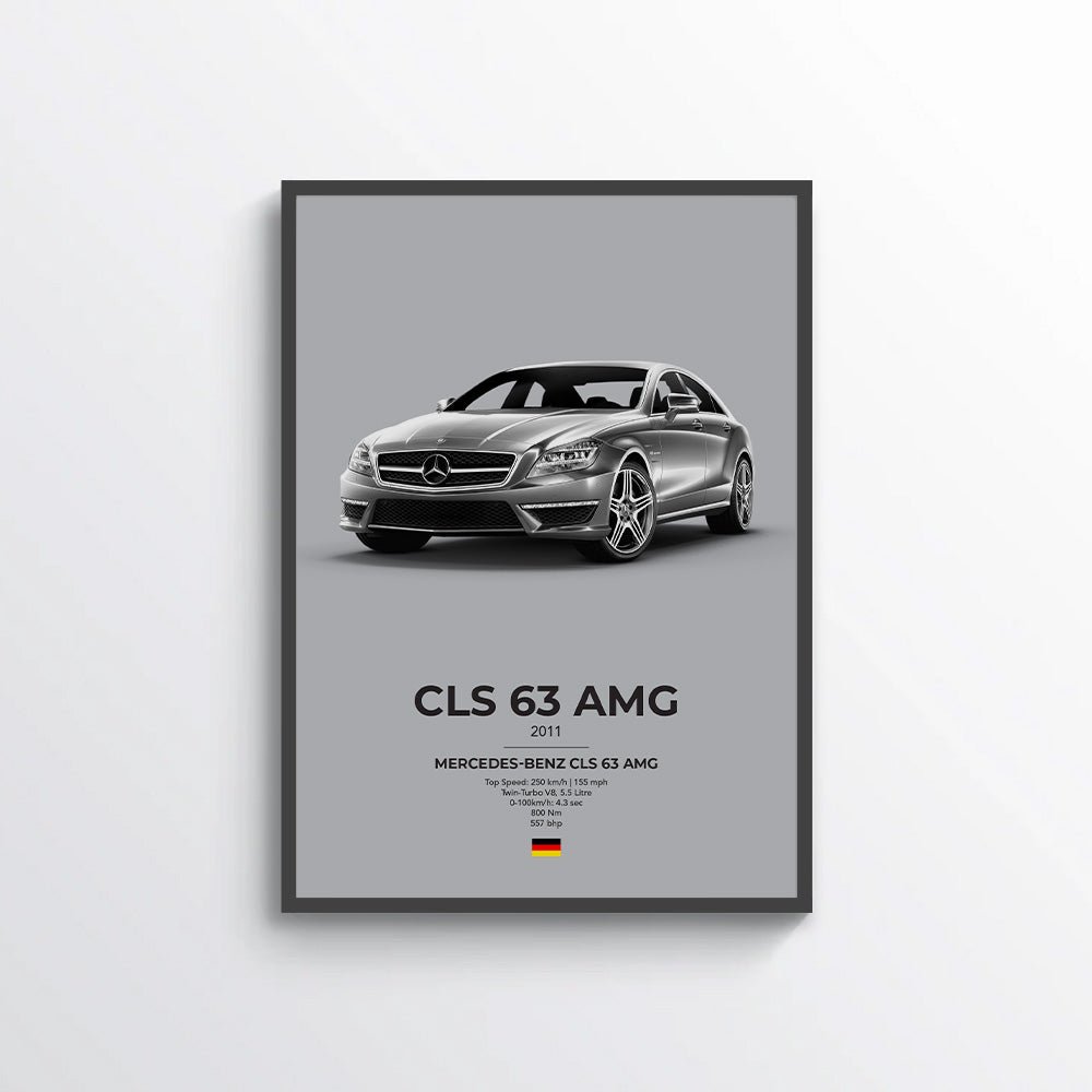 Mercedes CLS 63 AMG Poster - car - artistry