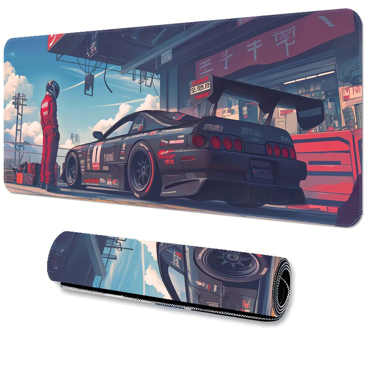 Nissan Skyline R32 – Pit Stop Edition Mousepad - car - artistry