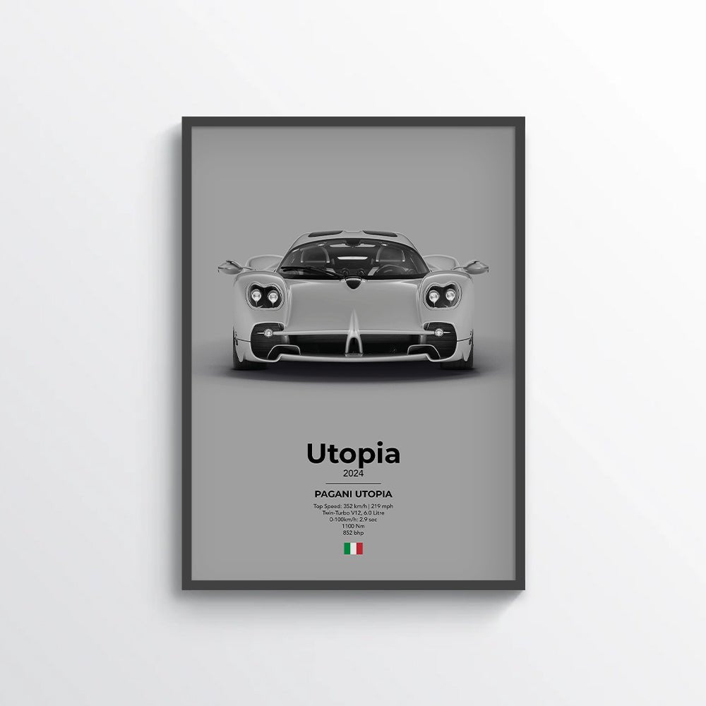 Pagani Utopia Poster - car - artistry