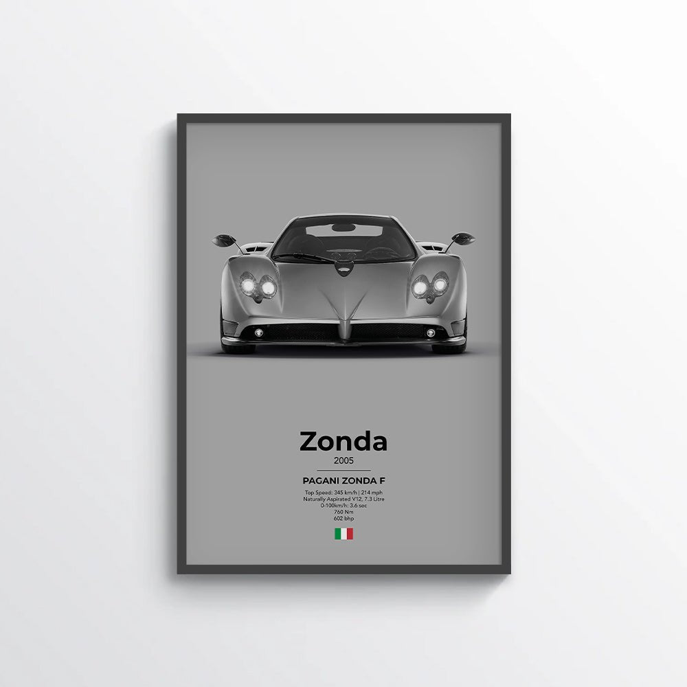 Pagani Zonda F Poster - car - artistry