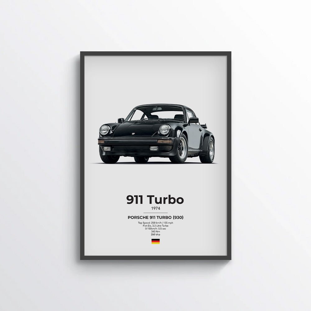 Porsche 911 Turbo (930) Poster - car - artistry