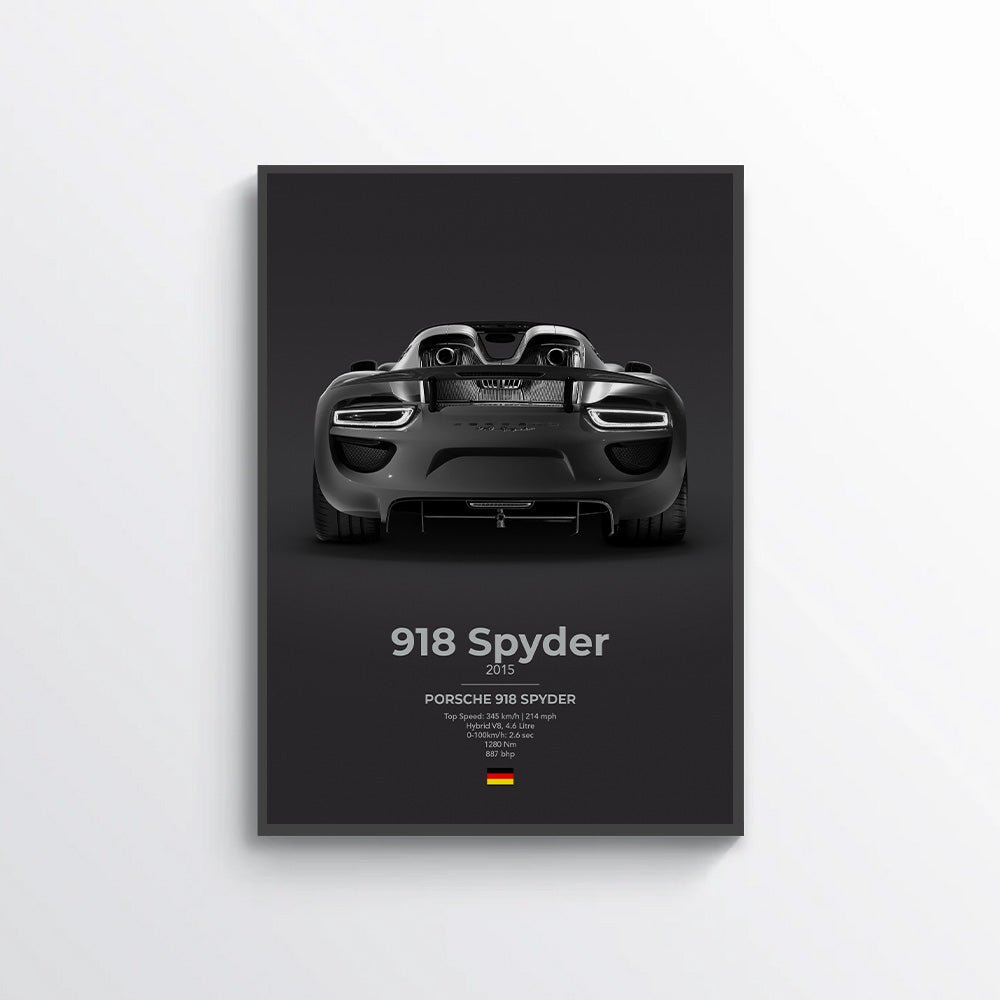 Porsche 918 Spyder Poster - car - artistry