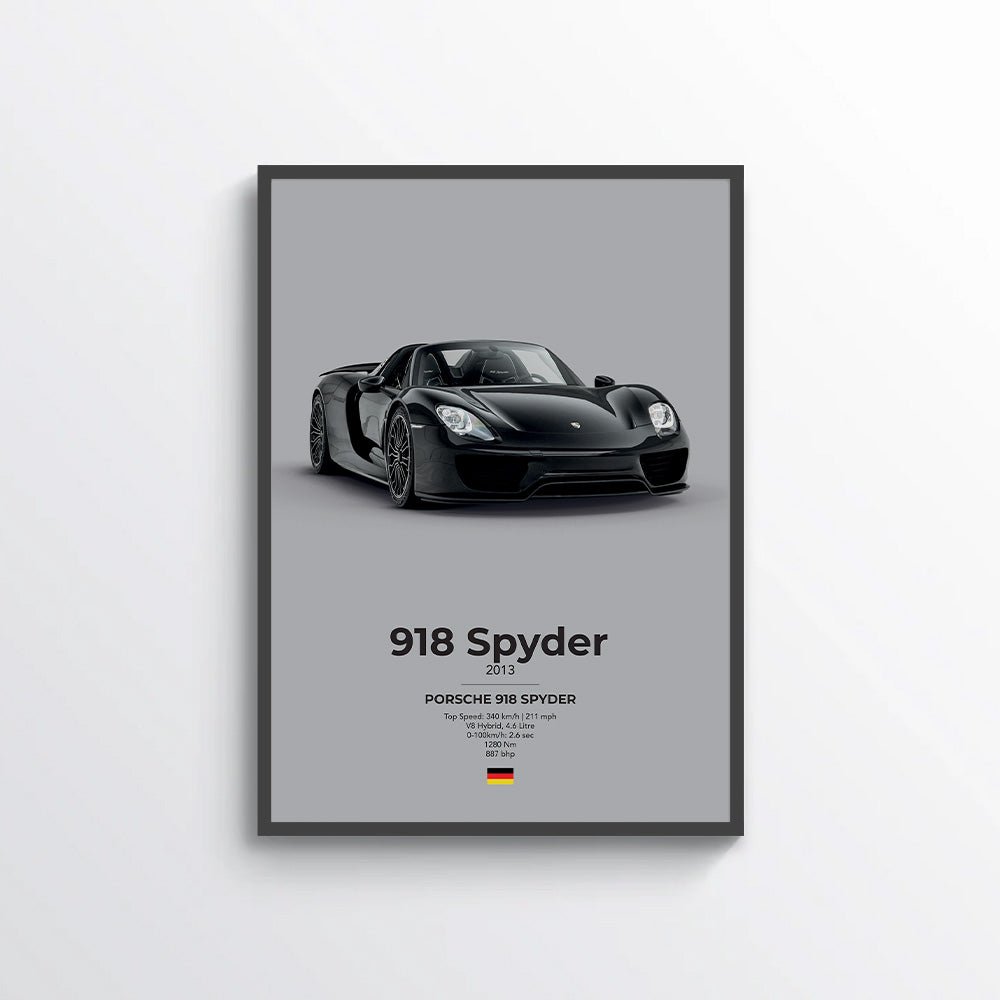 Porsche 918 Spyder Poster - car - artistry