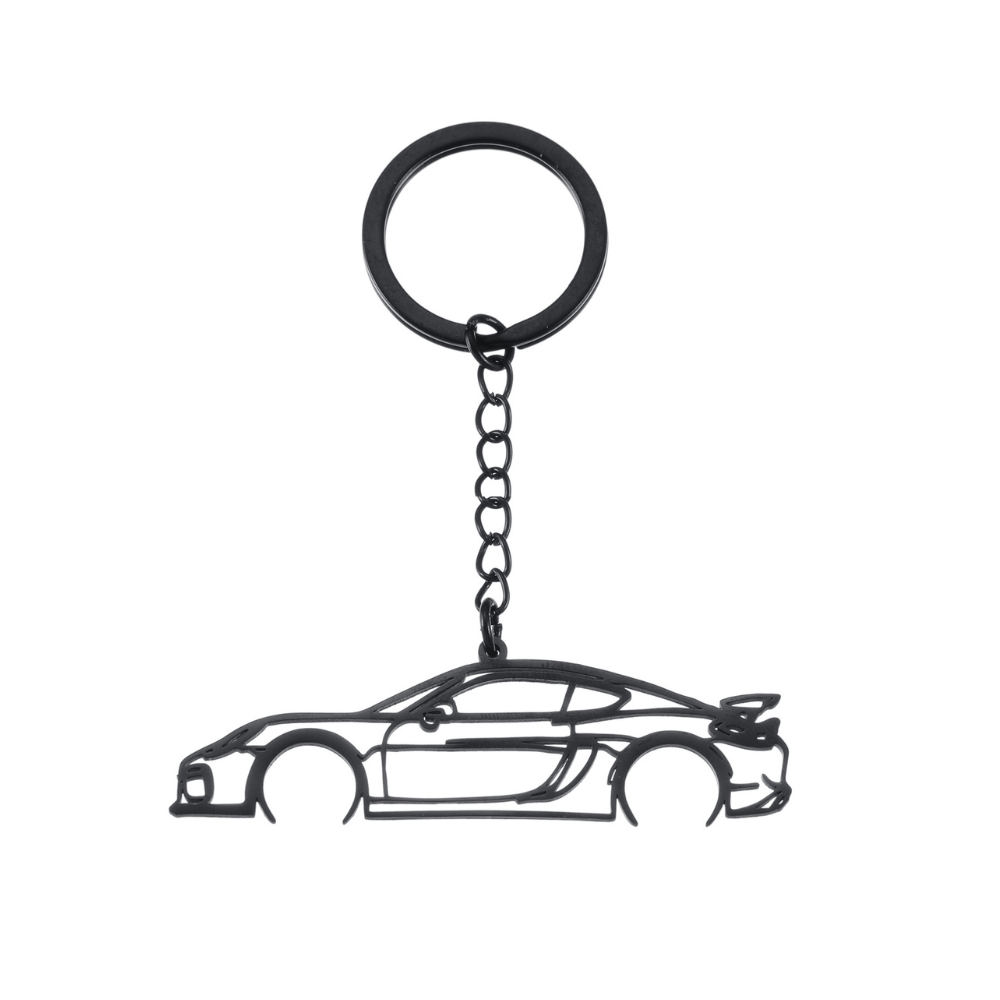 Porsche 981 Cayman GT4 Keychain - car - artistry