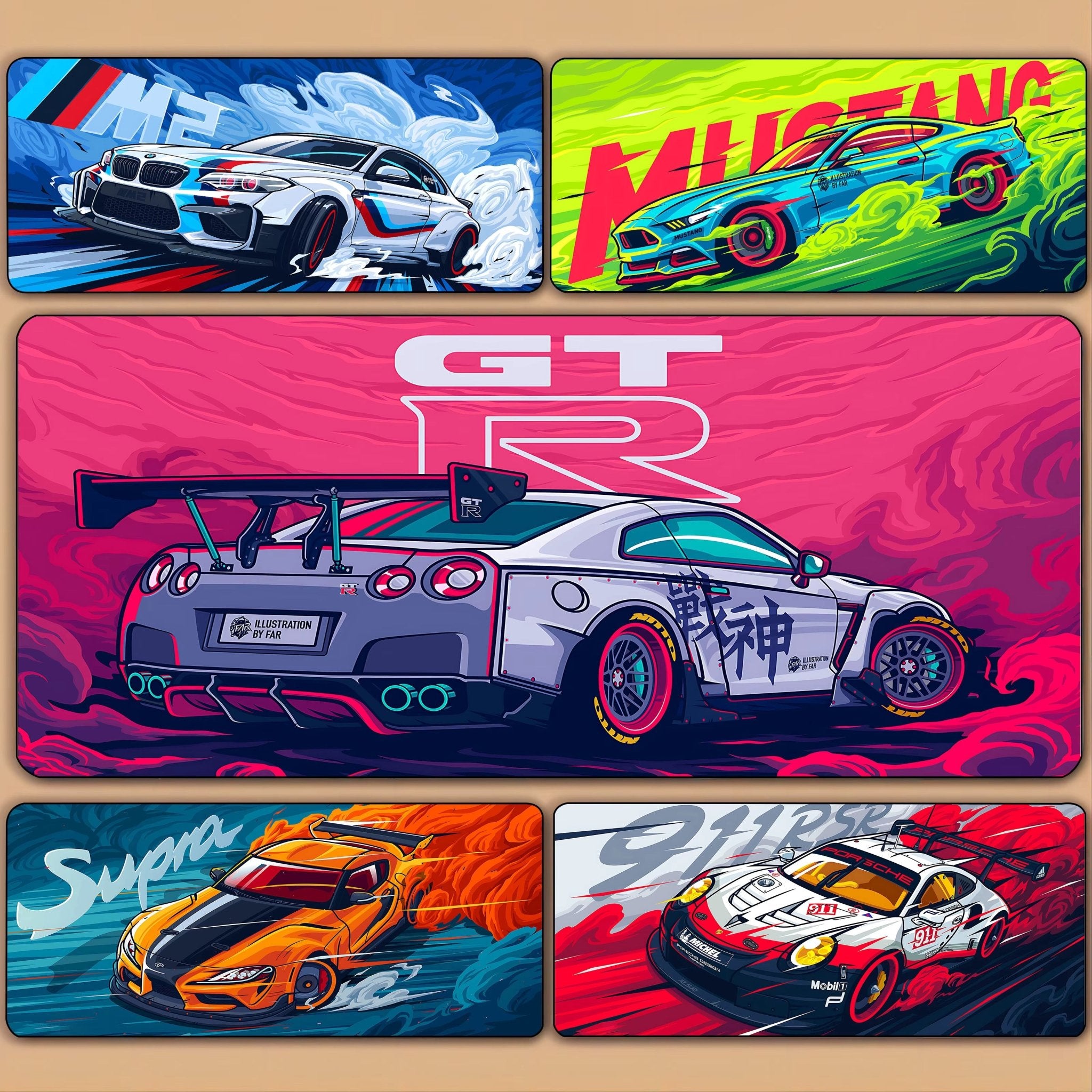 Racer's Edition Mousepads - car - artistry