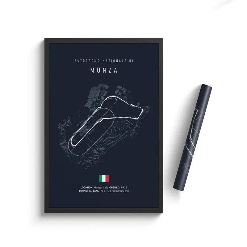 Racetracks Poster - car - artistry