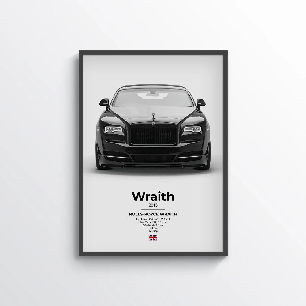 Rolls Royce Wraith Poster - car - artistry