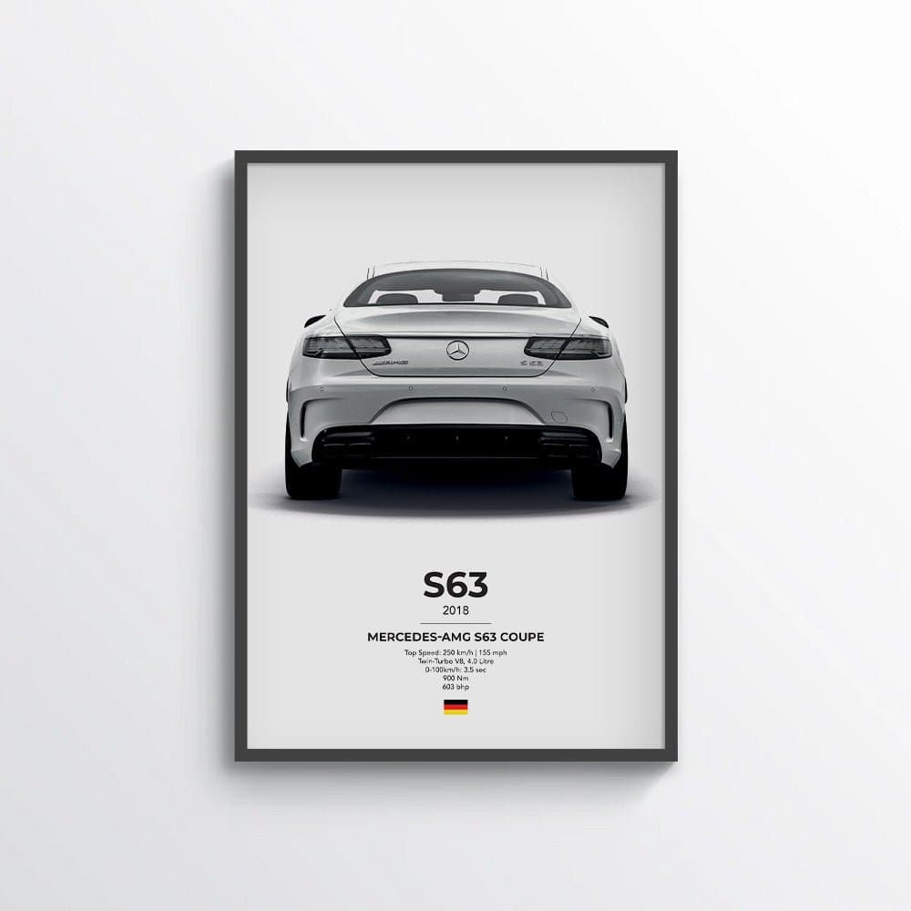 Mercedes AMG S63 Coupe Poster