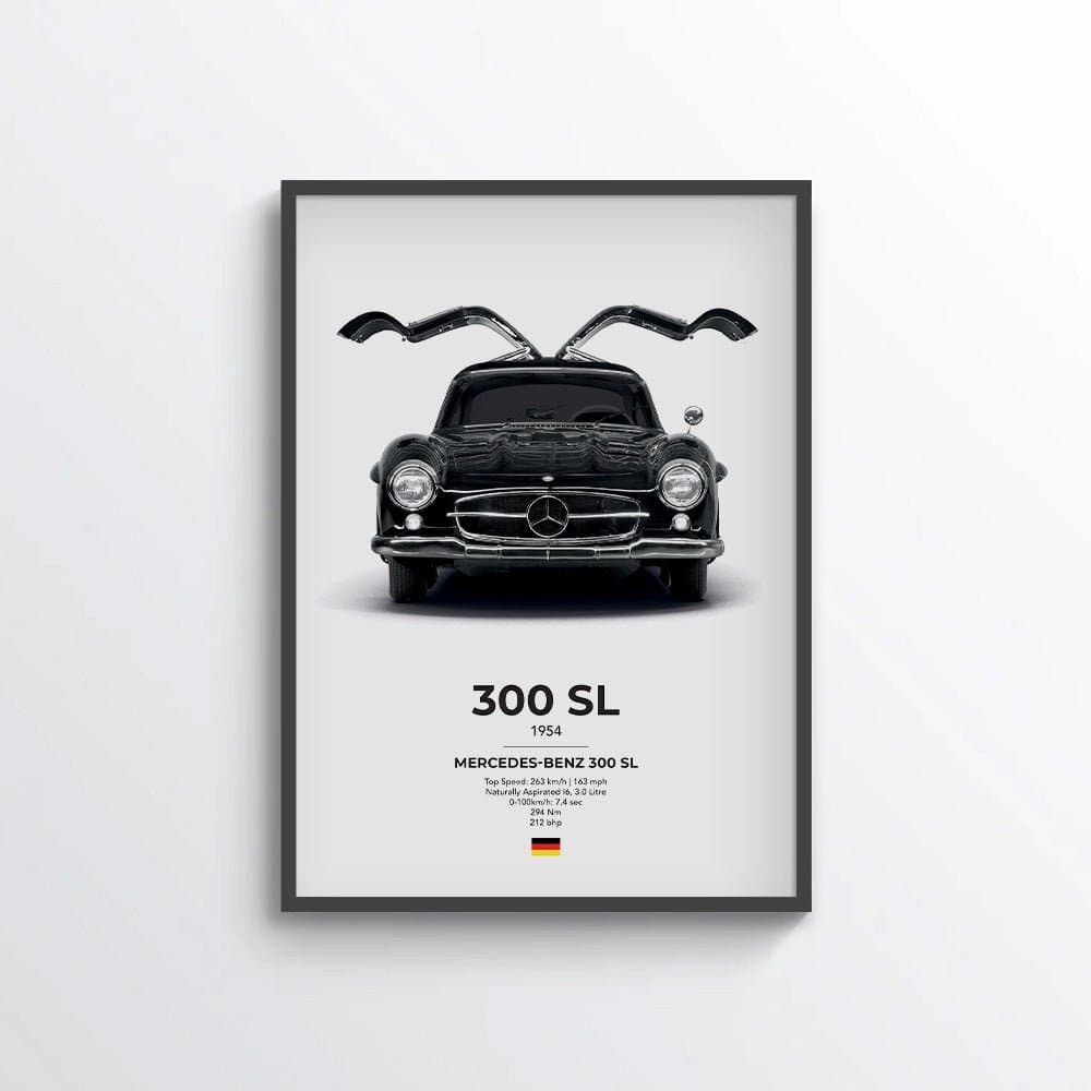Mercedes 300SL Poster