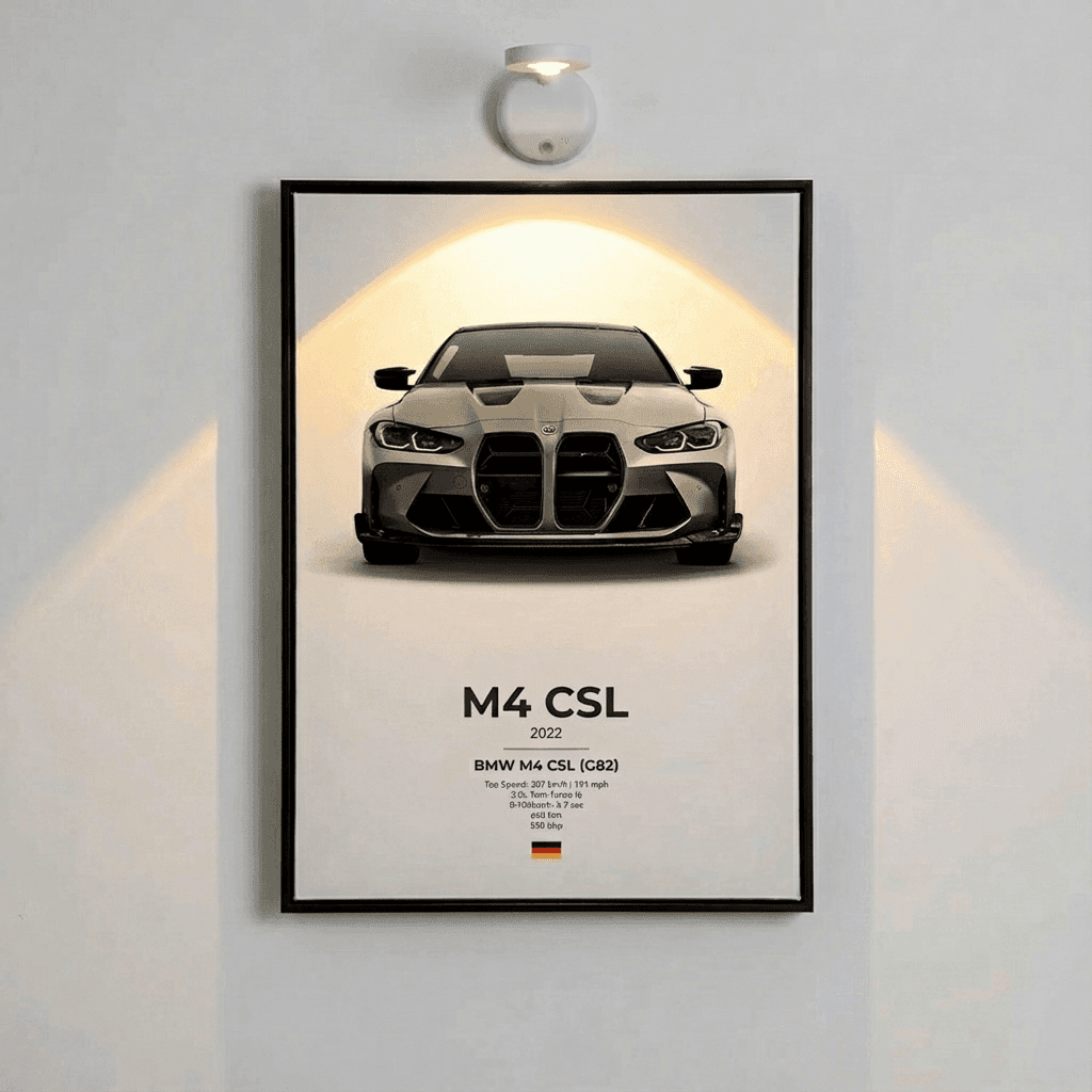 BMW M4 CSL (G82) Poster