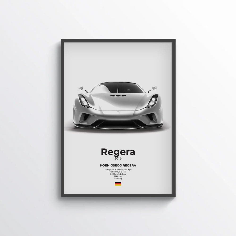 Koenigsegg Regera Poster