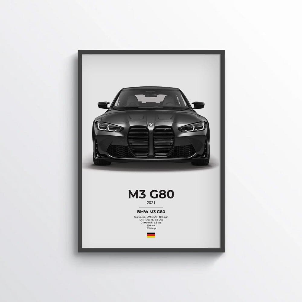 BMW M3 G80 Poster