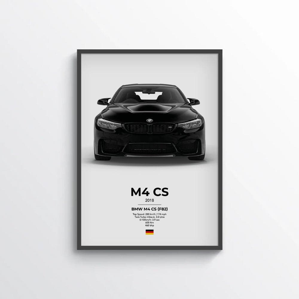 BMW M4 CS (F82) Poster