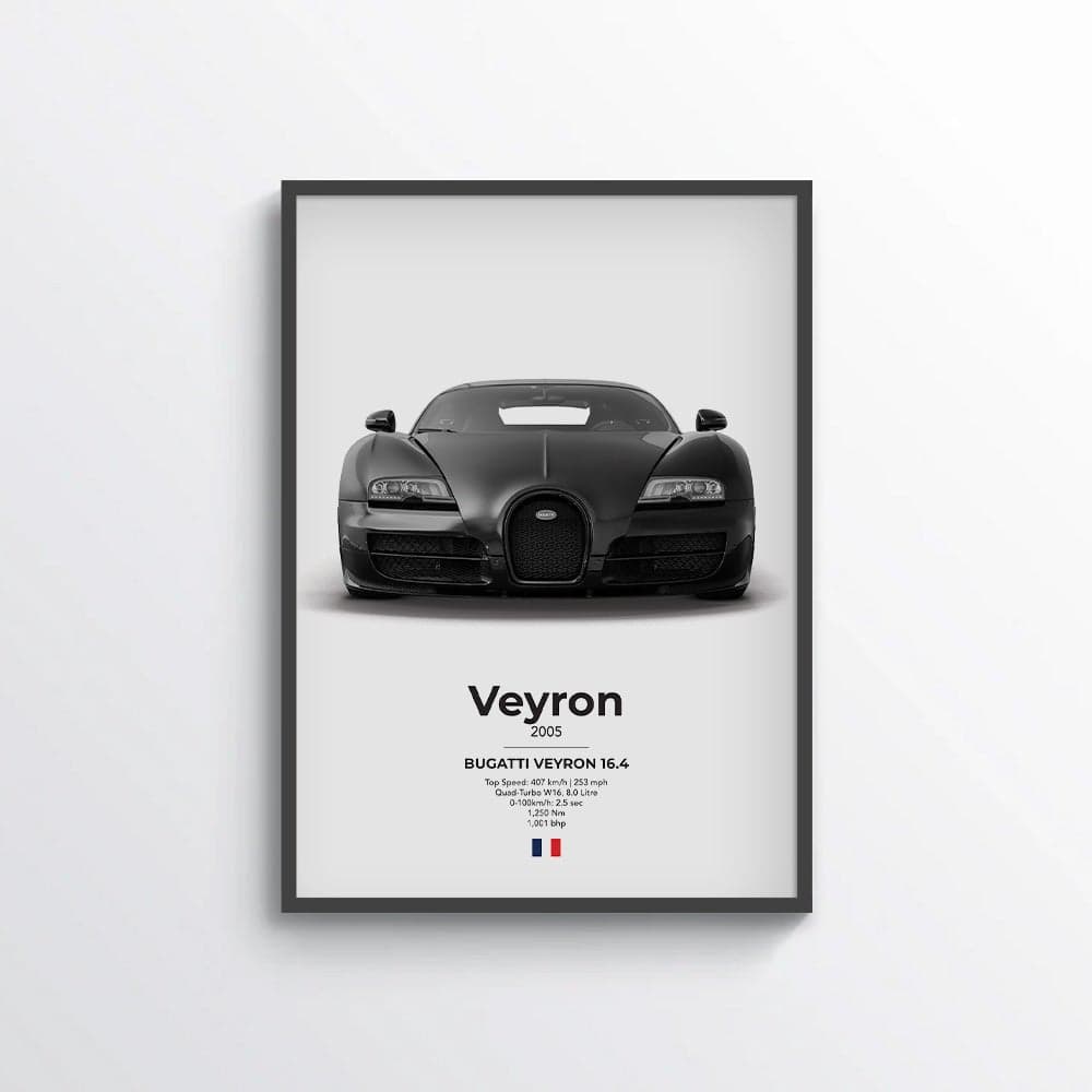 Bugatti Veyron Poster