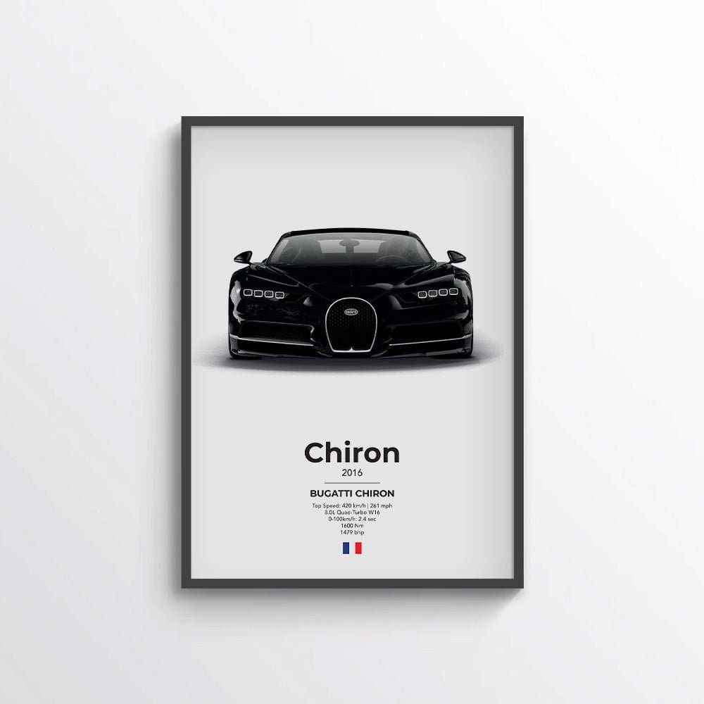 Bugatti Chiron Poster
