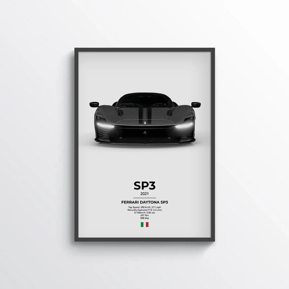 Ferrari Daytona SP3 Poster