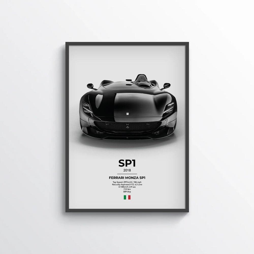 Ferrari Monza SP1 Poster