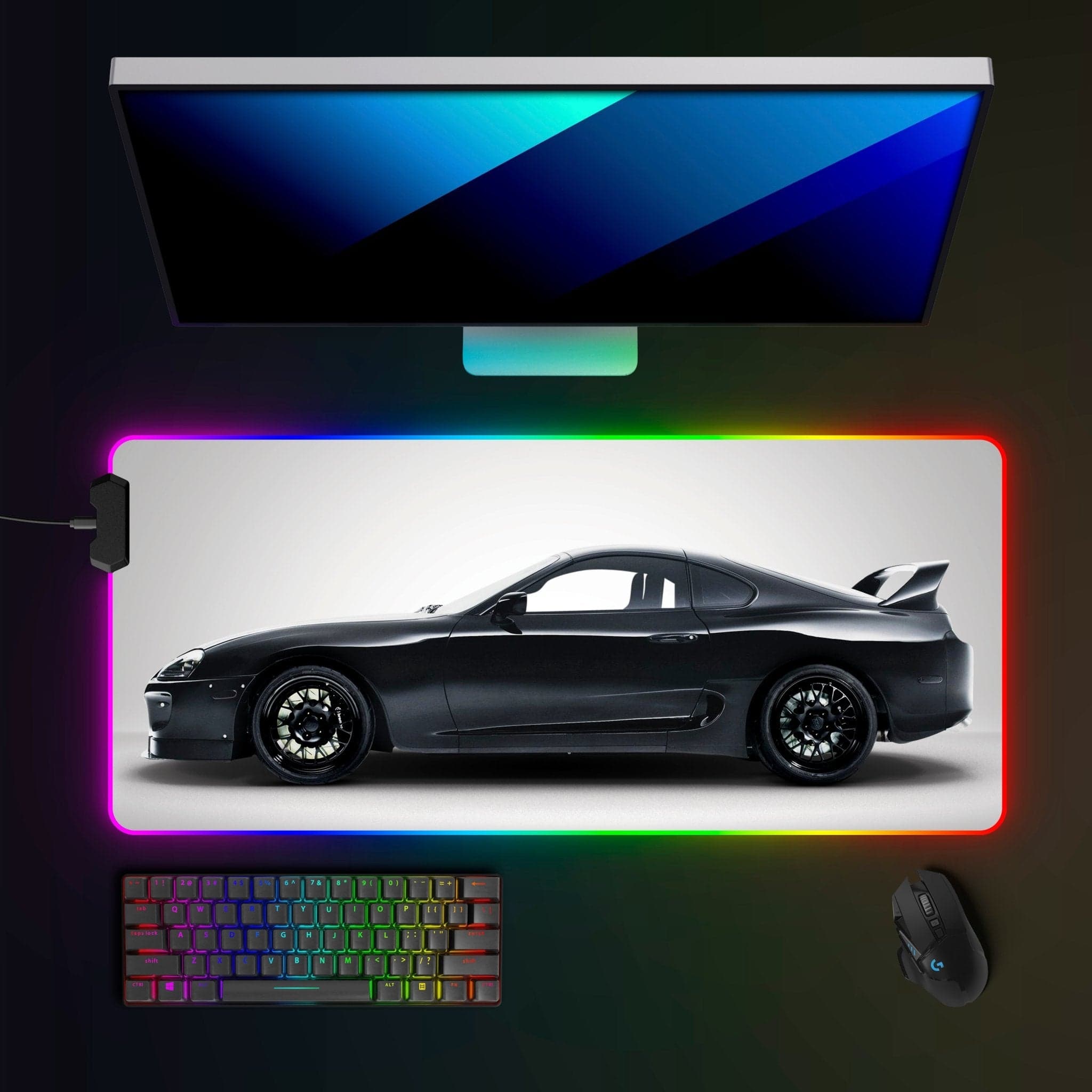 Toyota Supra Mk4 RGB Mousepad