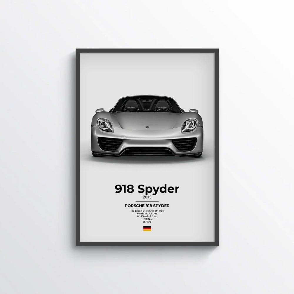 Porsche 918 Spyder Poster