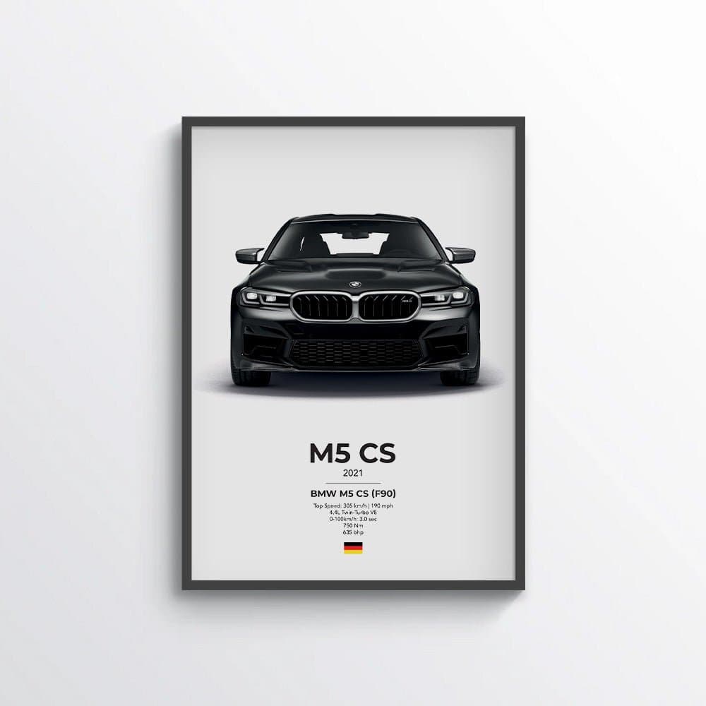 BMW M5 CS (F90) Poster