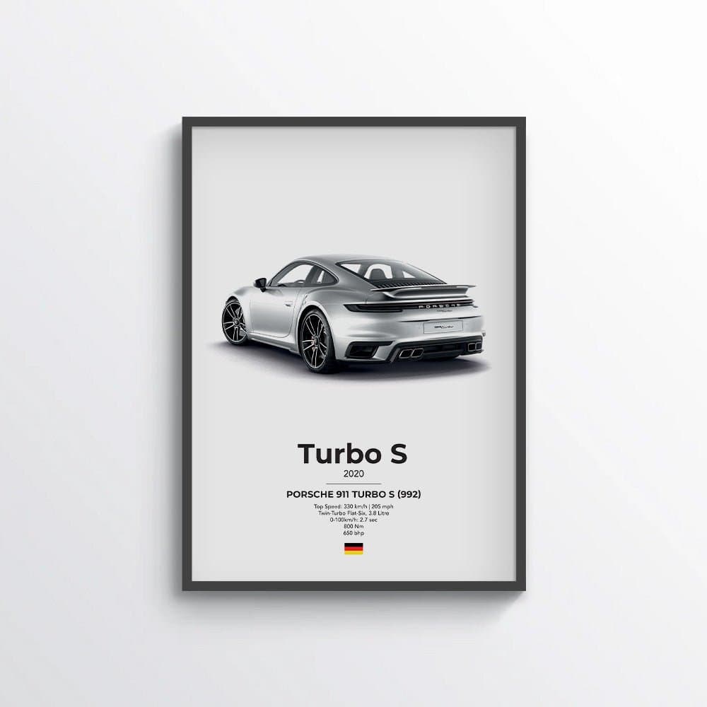 Porsche 911 Turbo S (992) Poster