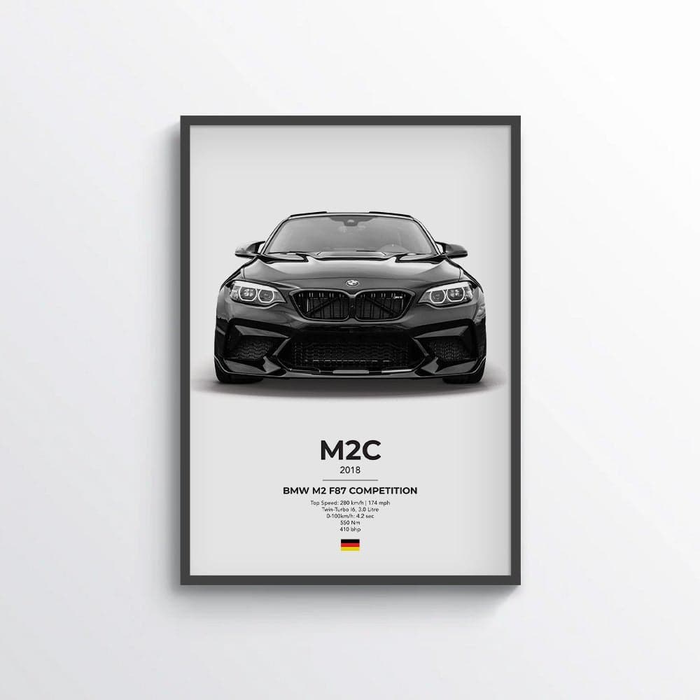 BMW M2 Competition (F87) Poster