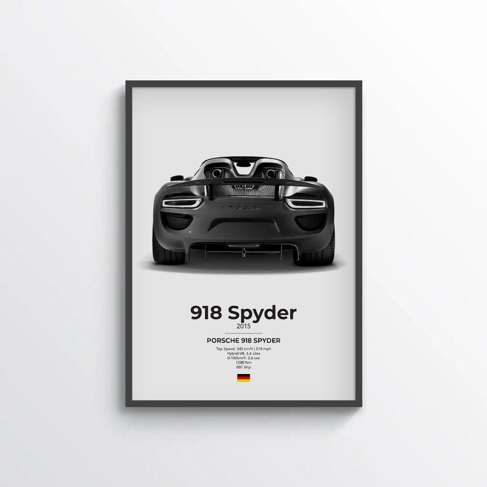 Porsche 918 Spyder Poster
