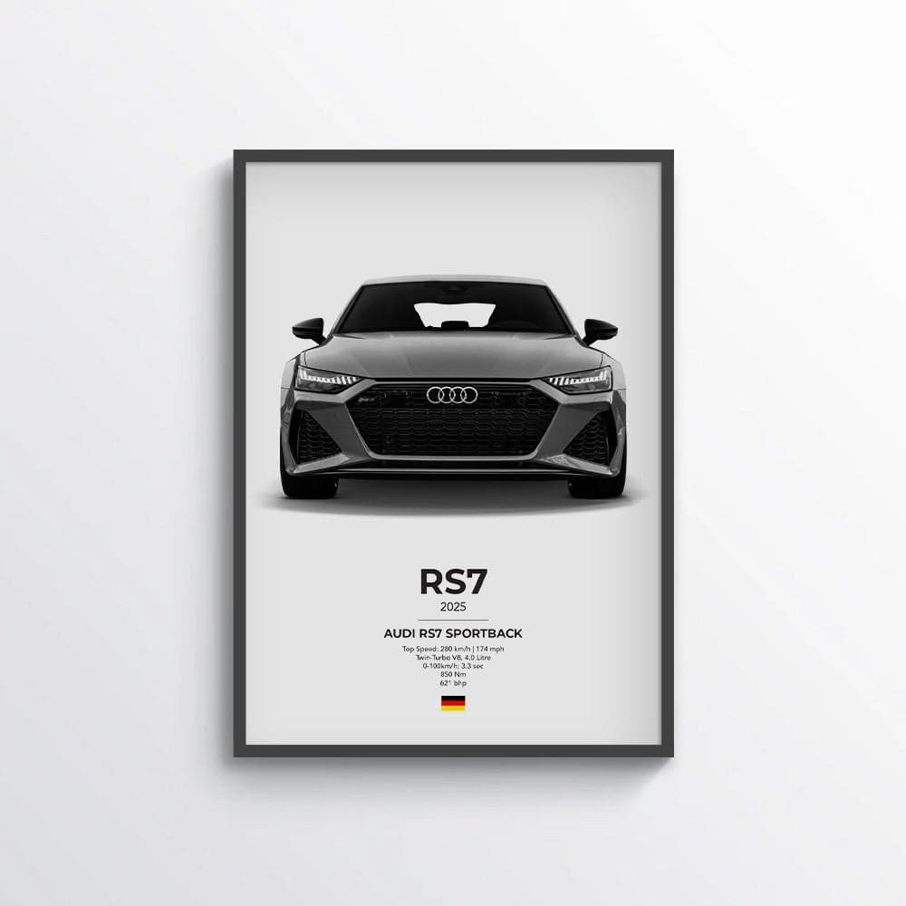 Audi RS7 Poster