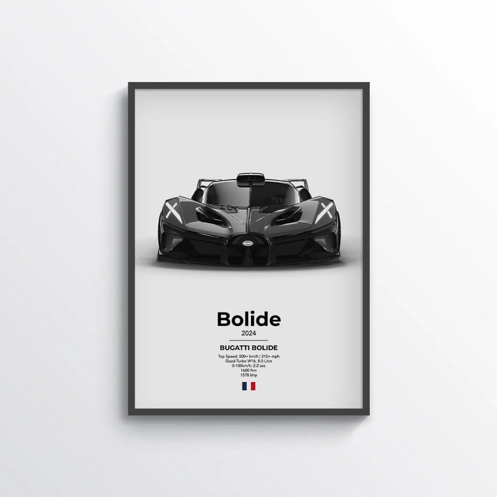 Bugatti Bolide Poster